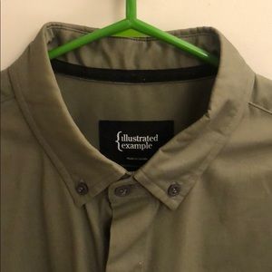 Illustrated example water repellent shirt!